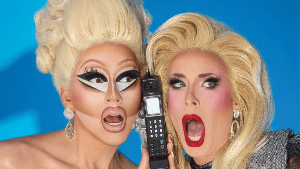 Trixie Mattel and Katya Zamolodchikova photographed for Out
