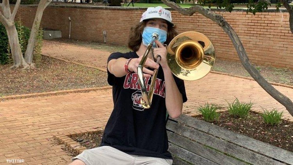 trombone player