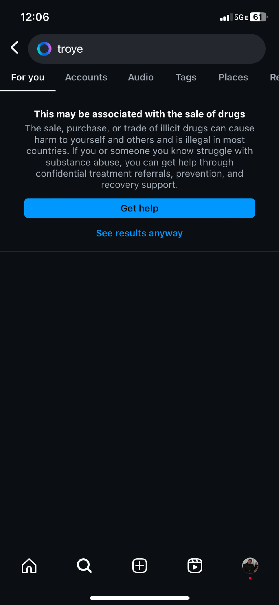 troye instagram search