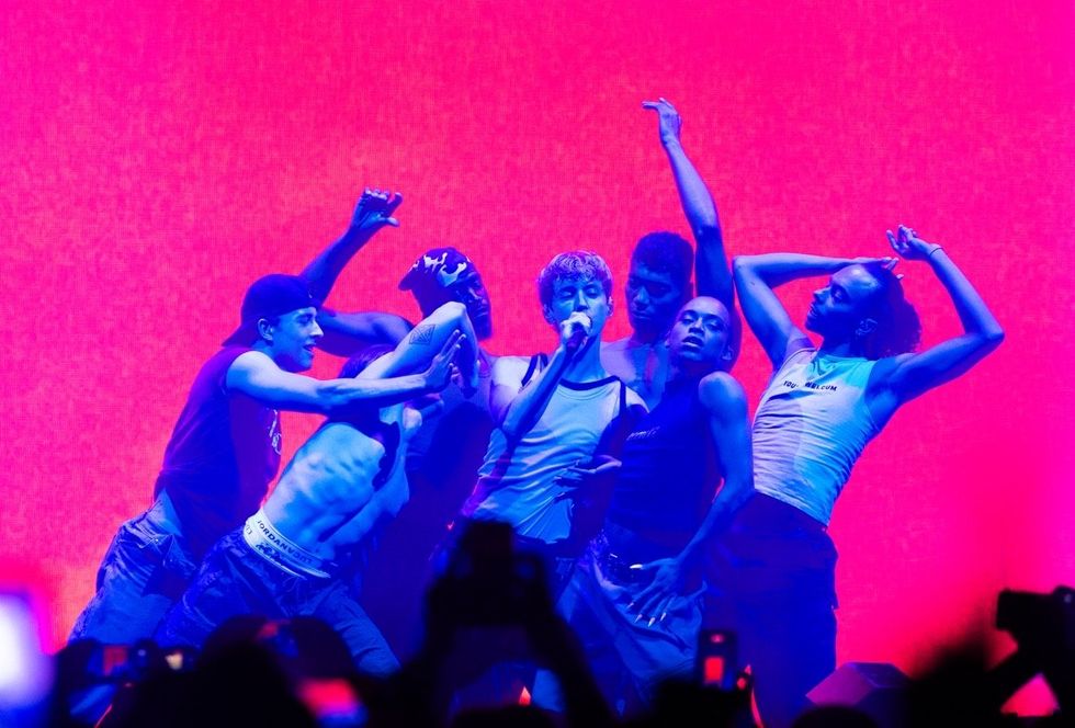 Troye Sivan performing live on the 'Something to Give Each Other Tour'