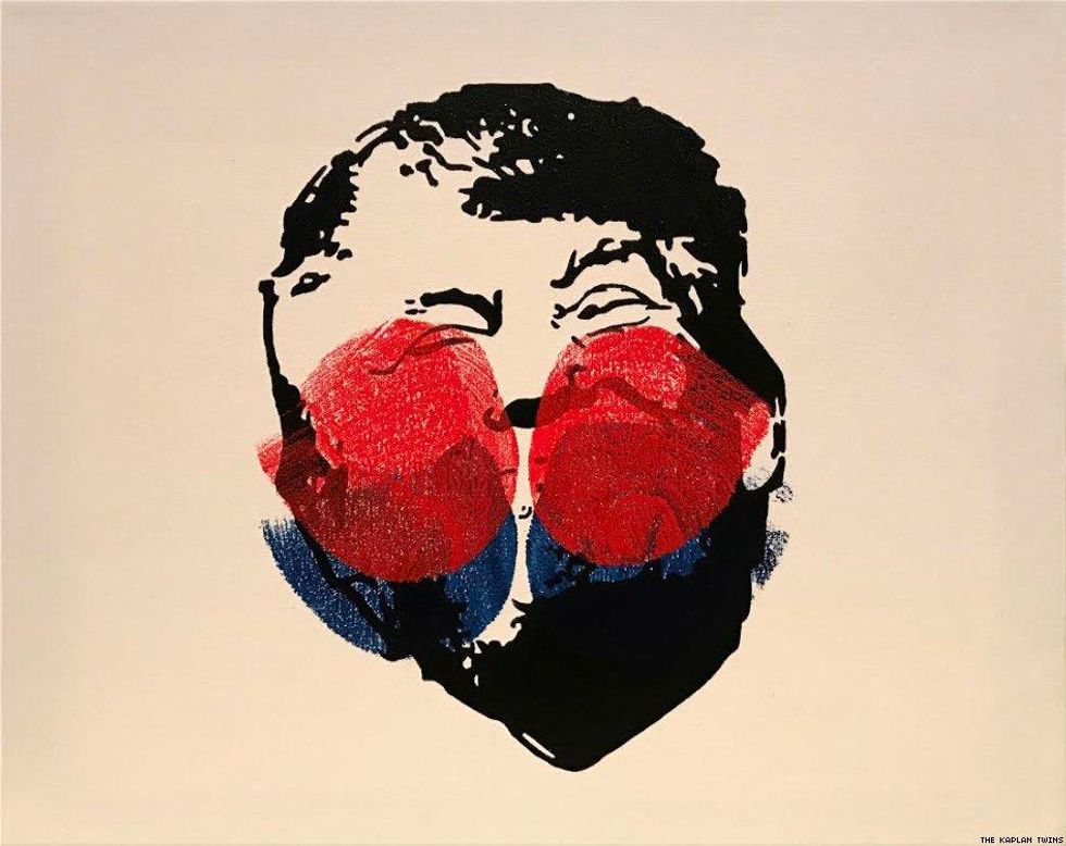 Trump Satonyourface by The Kaplan Twins