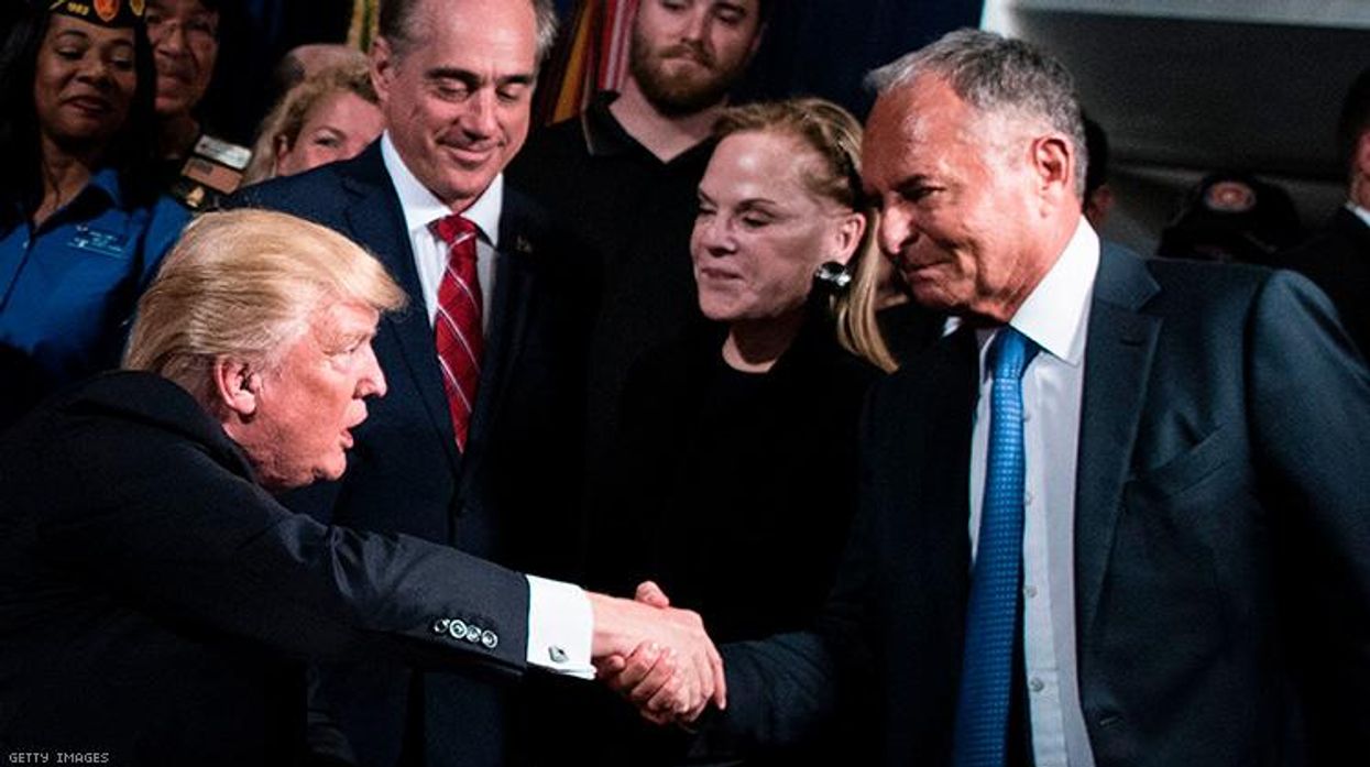 Trump with Perlmutter