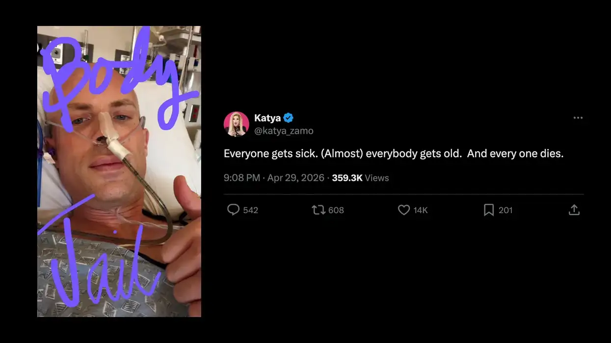 'Drag Race' star Katya sparks concern with hospital photo: 'I'm in body jail'