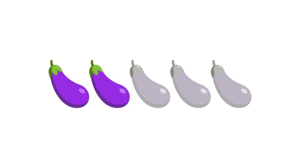 Two eggplants in the How Gay Is It? review series