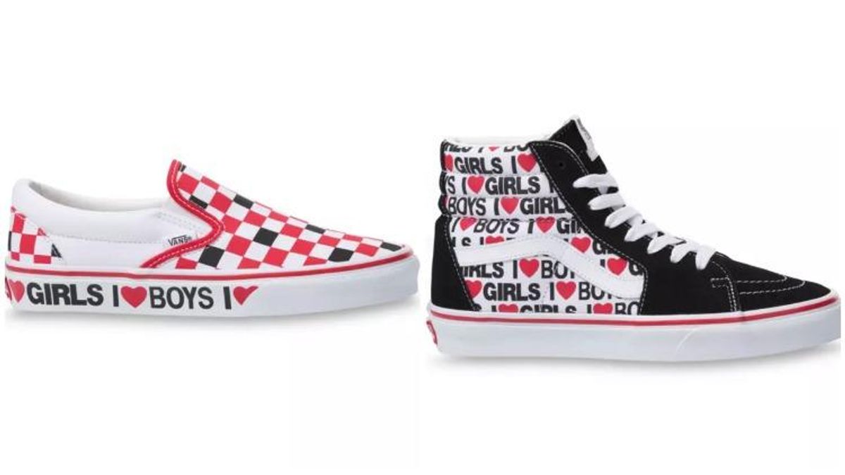 Two pairs of sneakers from Vans