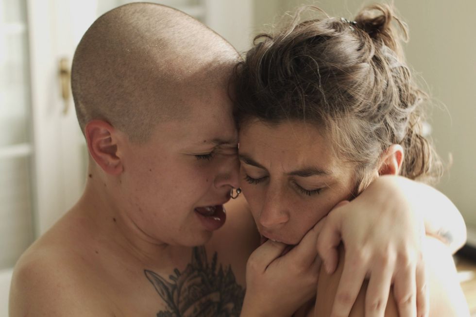 Two queer porn stars in an ethically made queer porn