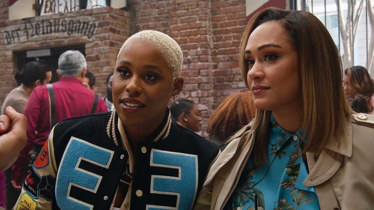 Tye (Jerrie Johnson) and Quinn (Grace Byers) in HARLEM S3