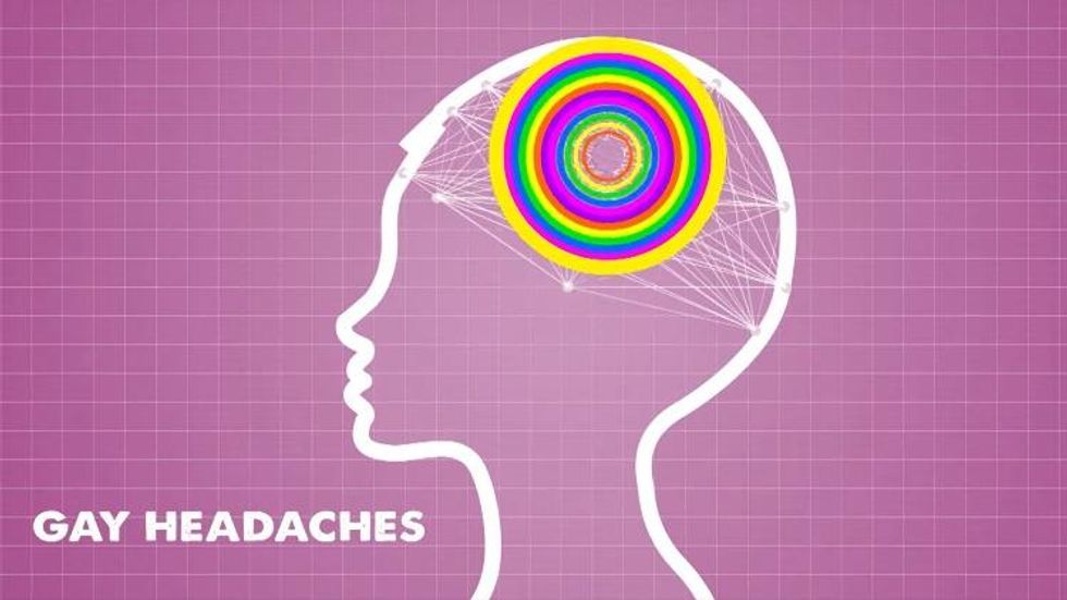 Tylenol Gay treats pesky gay headaches that feel like there is a parade in your head (and not the good kind)