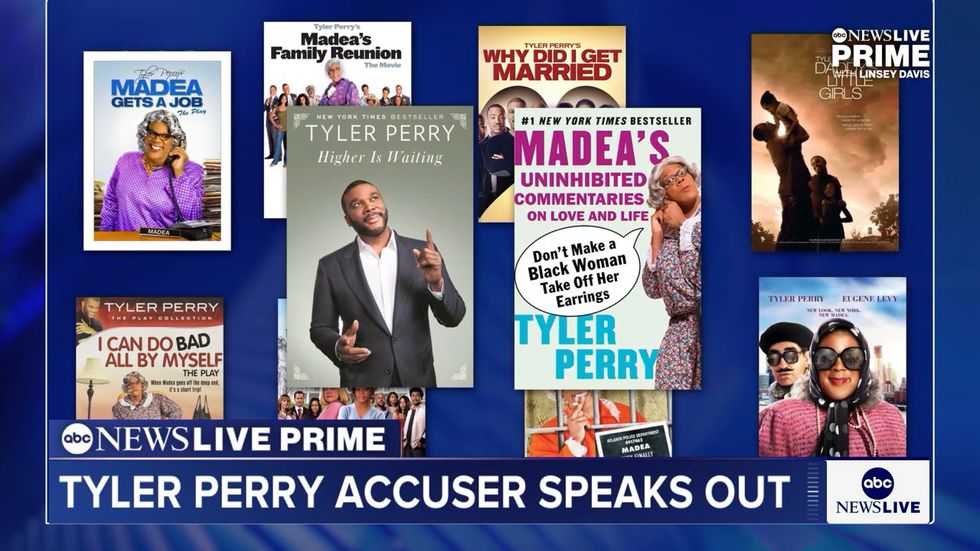 Tyler Perry's media empire, as shown on ABC News Live