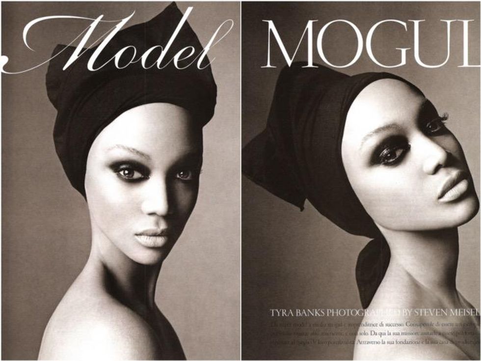 tyra banks vogue italia