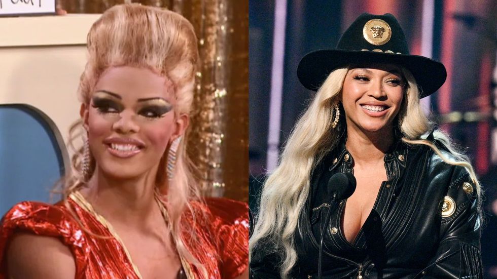 Tyra Sanchez on RuPaul’s Drag Race season 2; Beyoncé at the iHeartRadio Music Awards
