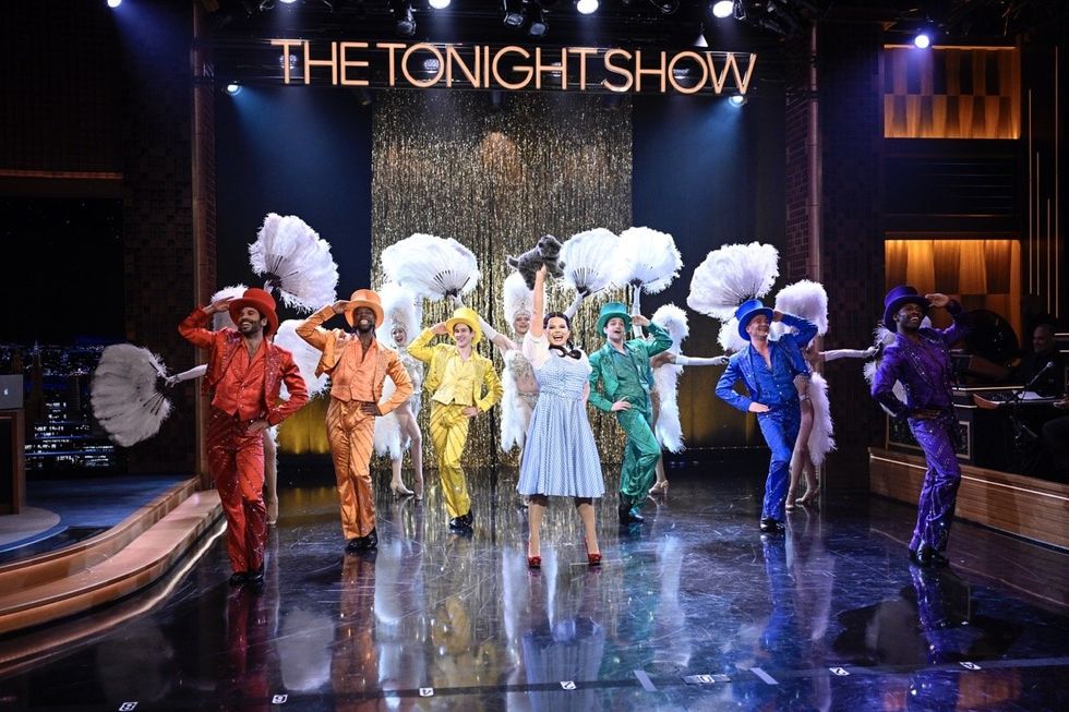 \u200b\u200bMegan Hilty performing For the Gaze from the Death Becomes Her musical on The Tonight Show Starring Jimmy Fallon