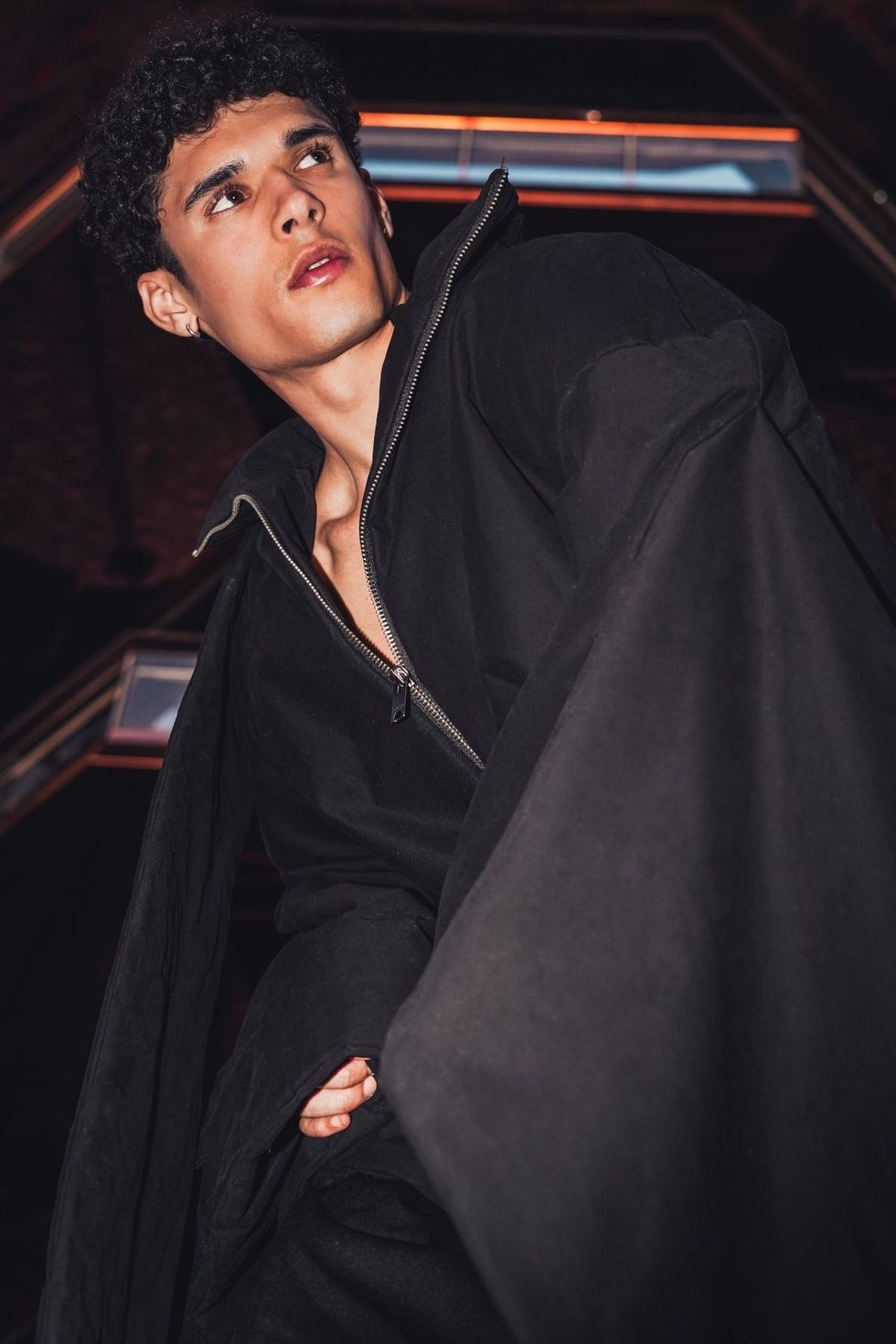 \u200b\u200bModel Collin Robinson poses in Code-Switching With Style photo shoot