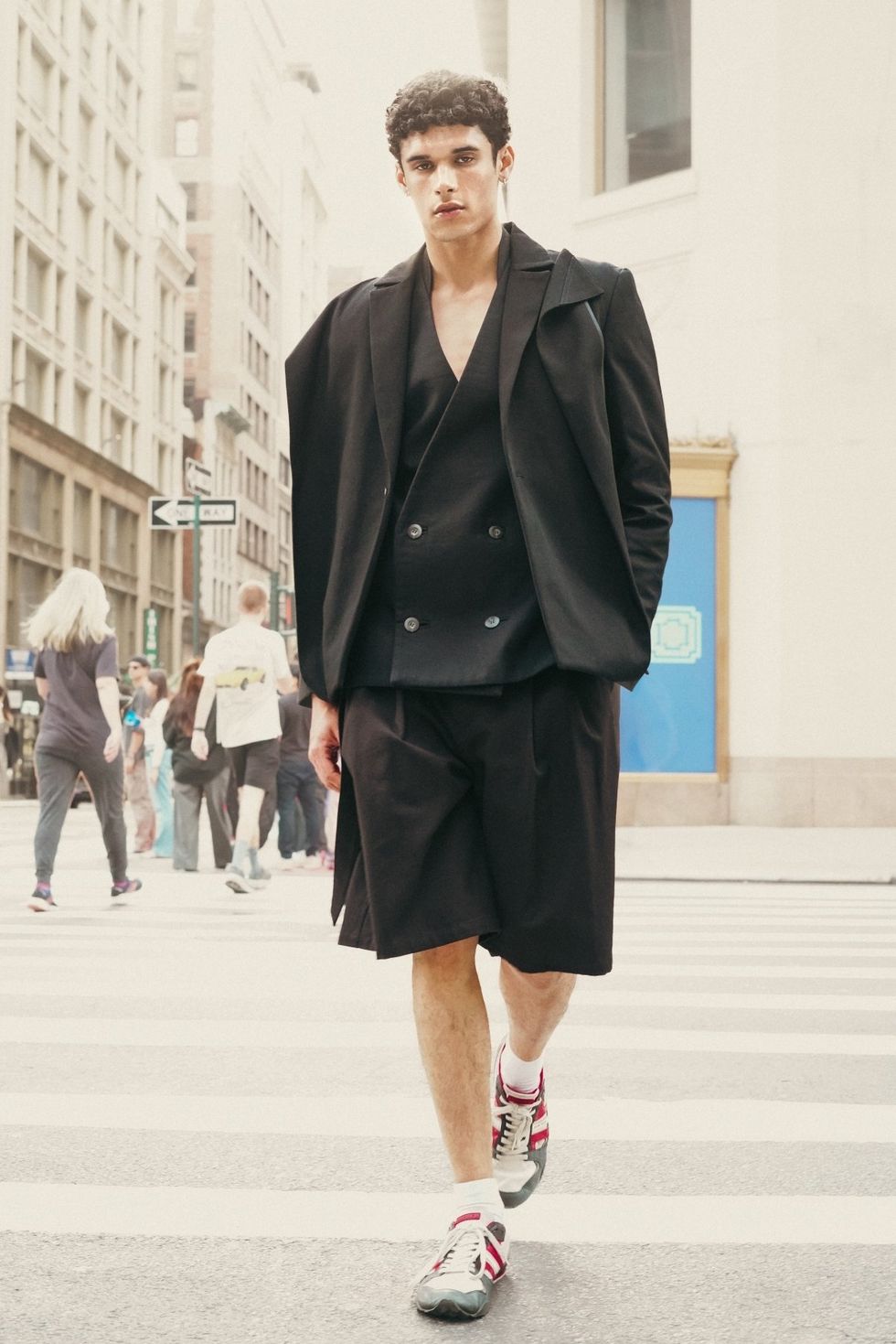 \u200b\u200bModel Collin Robinson poses in Code-Switching With Style photo shoot