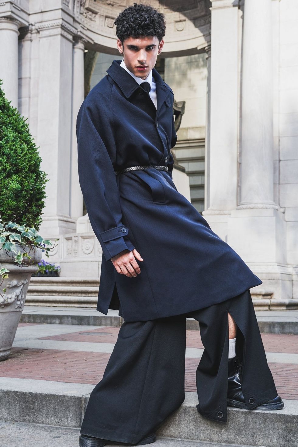 \u200b\u200bModel Collin Robinson poses in Code-Switching With Style photo shoot