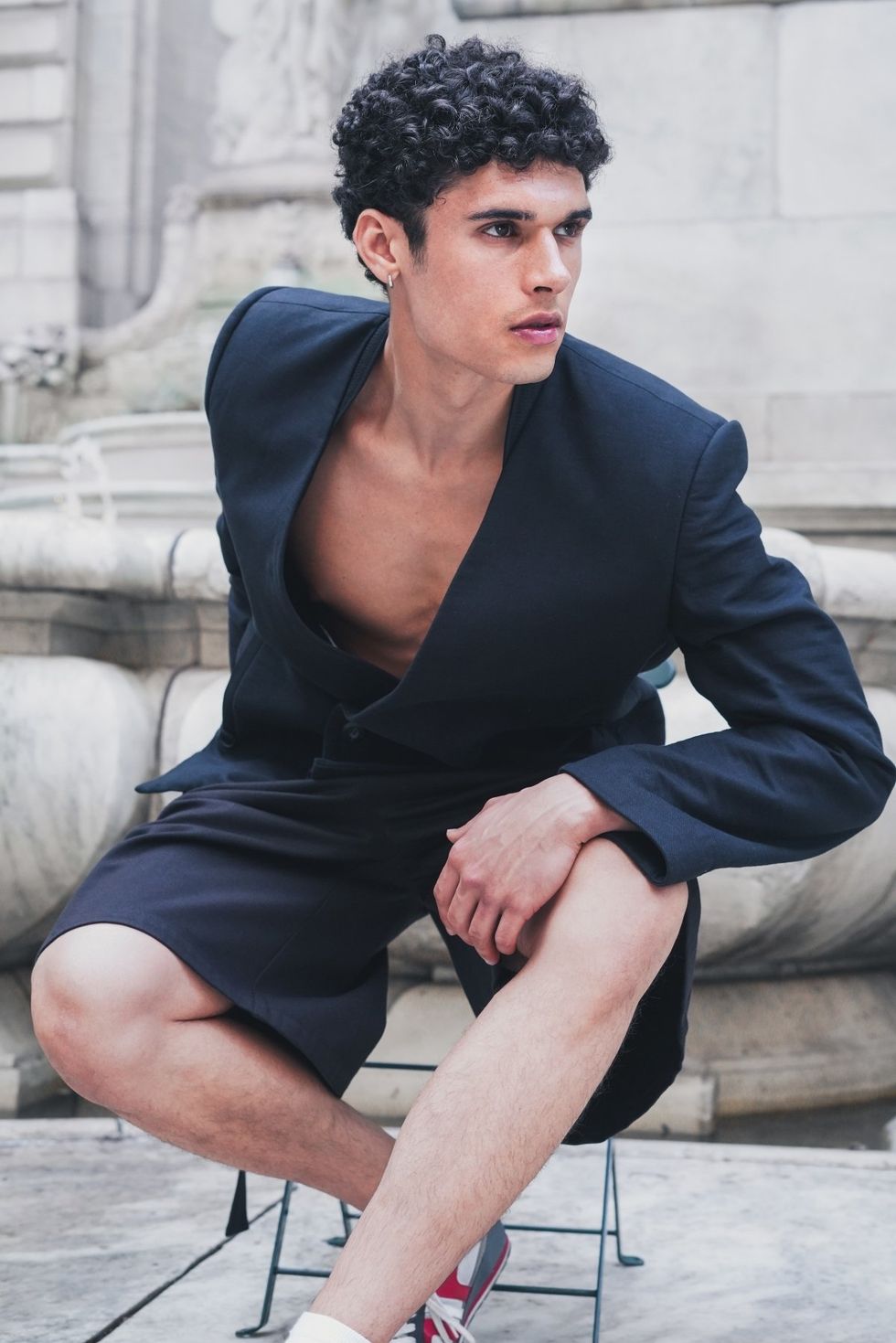 \u200b\u200bModel Collin Robinson poses in Code-Switching With Style photo shoot