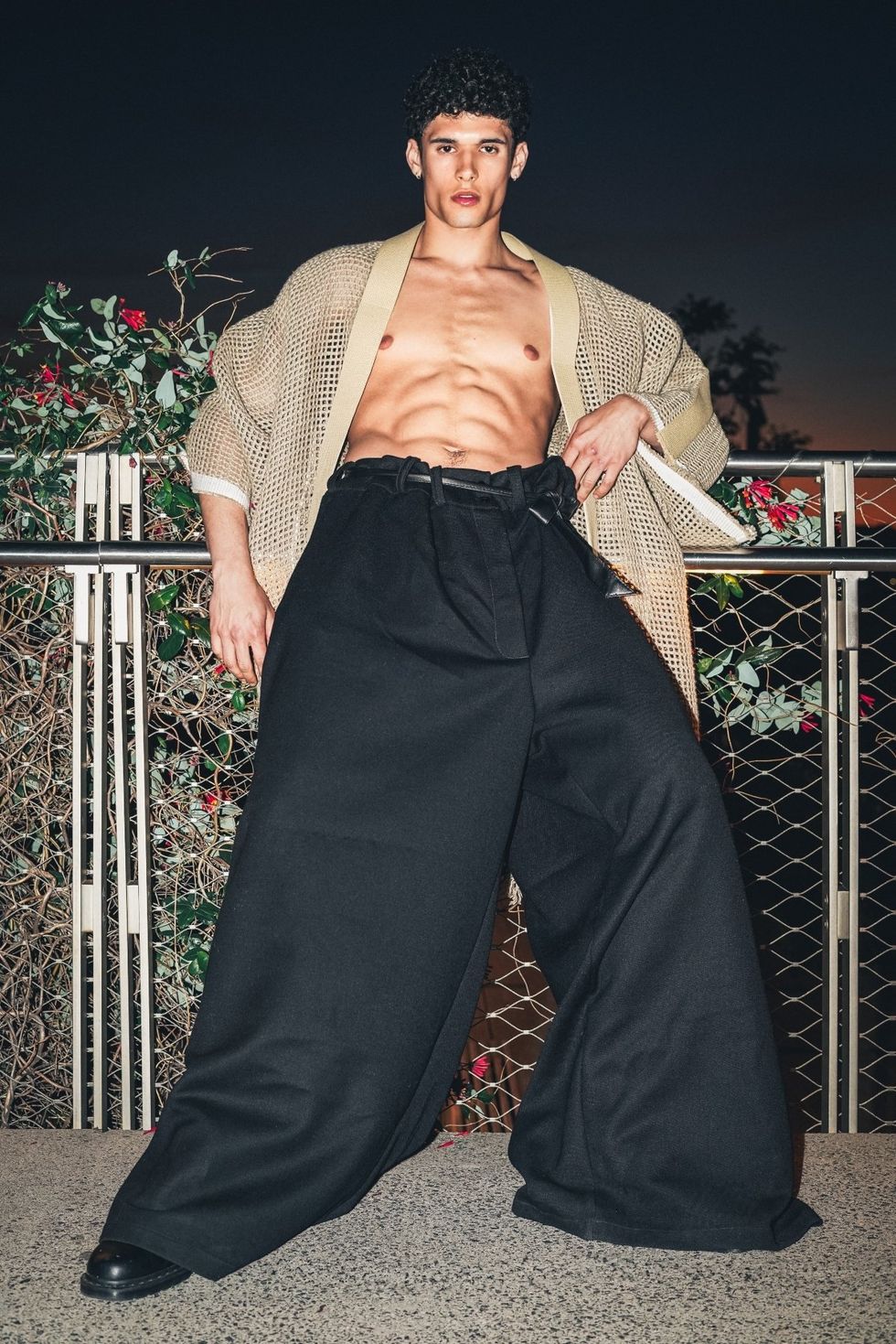 \u200b\u200bModel Collin Robinson poses in Code-Switching With Style photo shoot