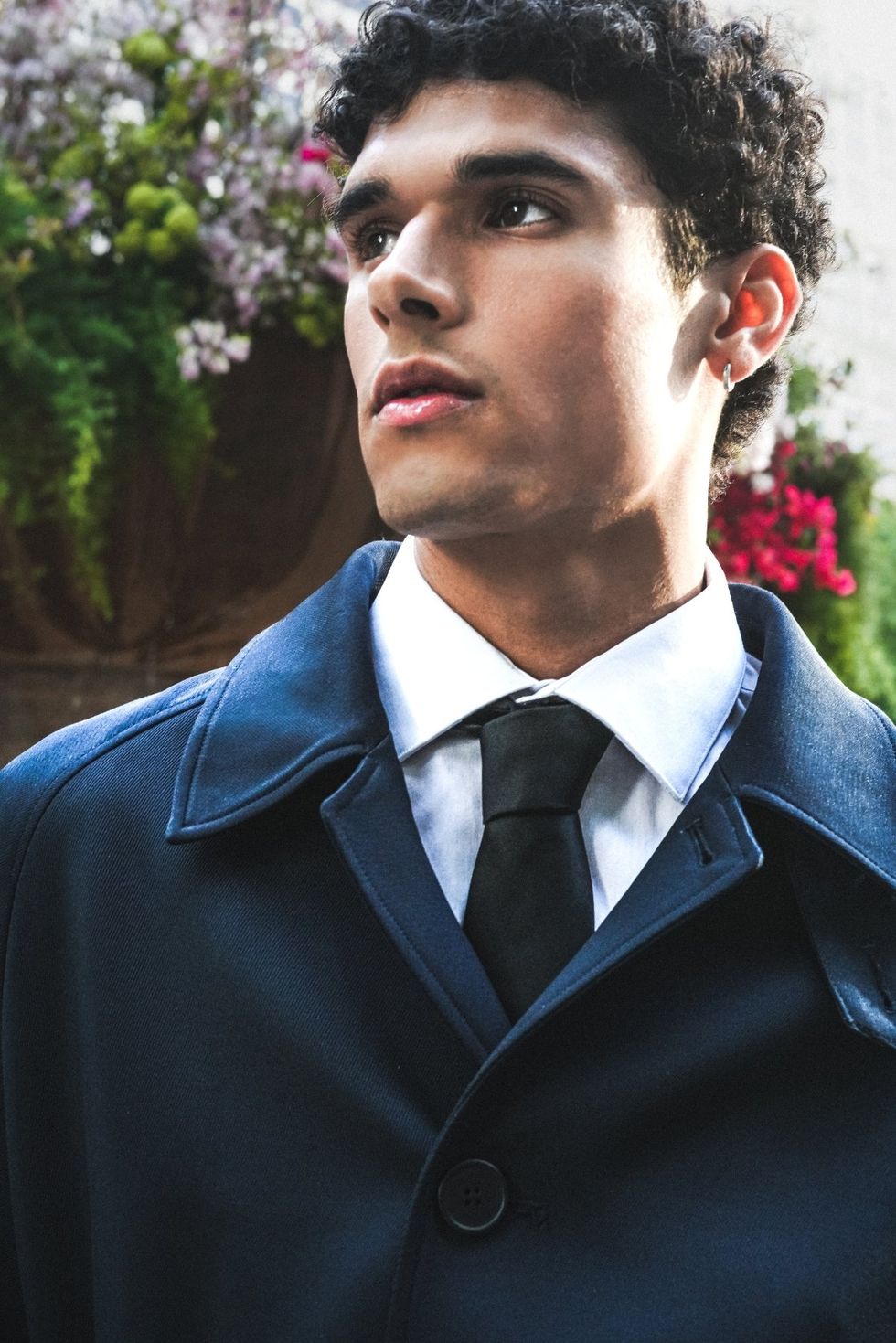 \u200b\u200bModel Collin Robinson poses in Code-Switching With Style photo shoot