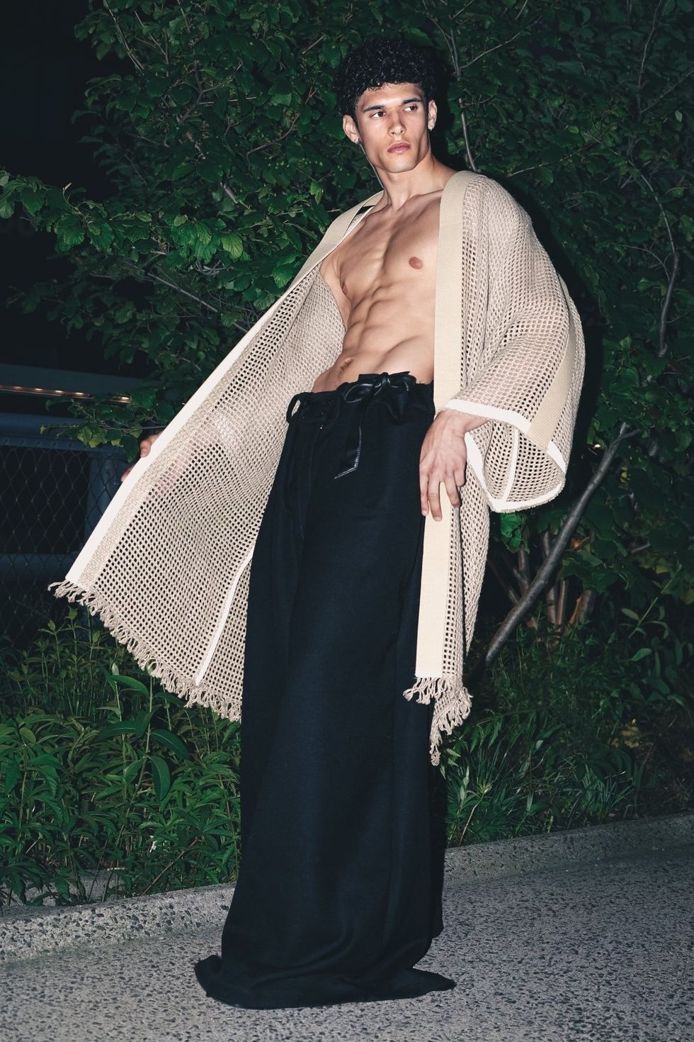 \u200b\u200bModel Collin Robinson poses in Code-Switching With Style photo shoot