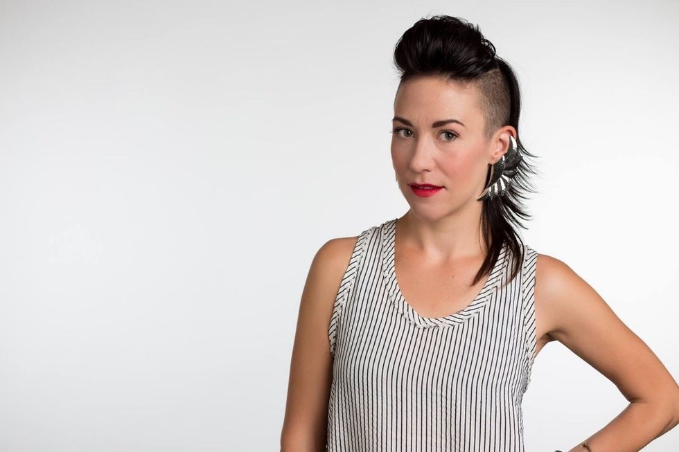 \u200b\u200bProject Runway season 11 winner Michelle Lesniak Franklin