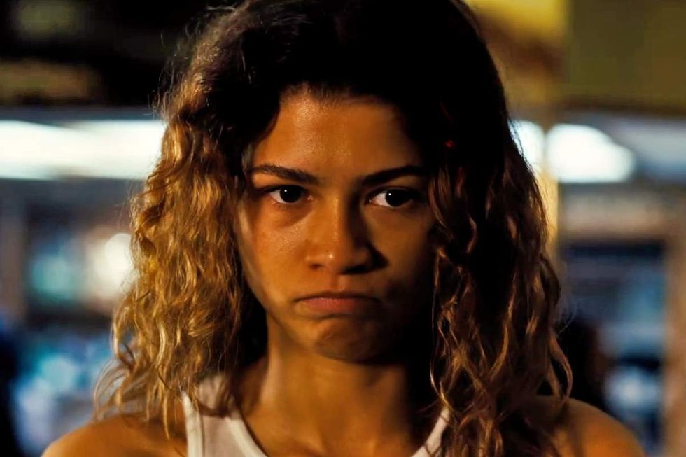 \u200b\u200bZendaya as Rue Bennett on \u200bEuphoria\u200b season 3