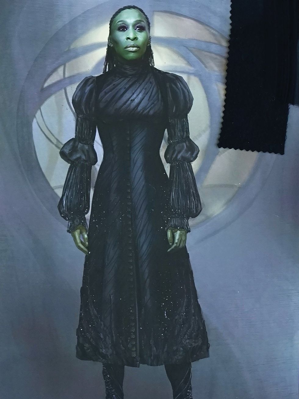 \u200bAn illustration of Elphaba's costume