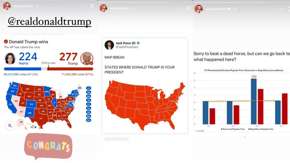 \u200bArad Winwin via Instagram\u200b stories