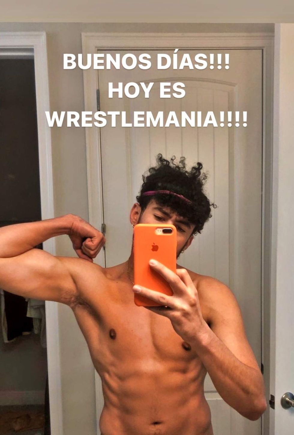 \u200bBad Bunny in photo shared on Instagram Story