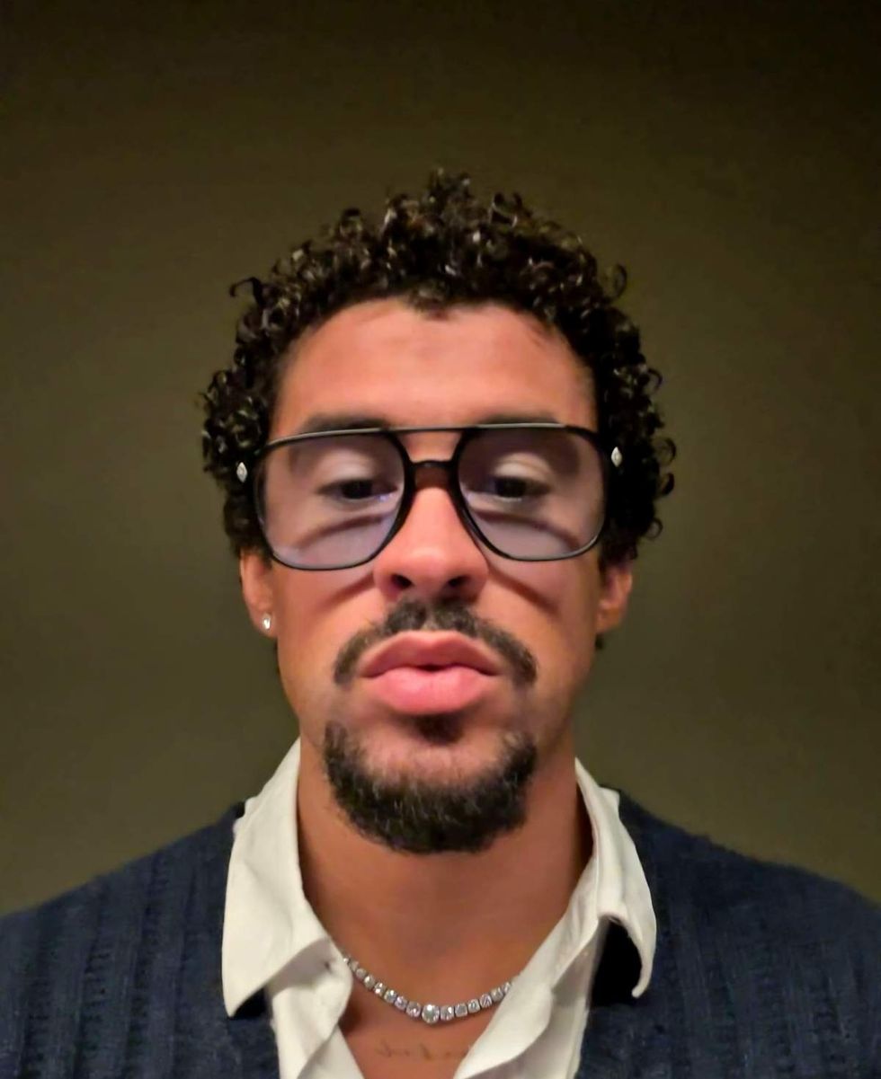 \u200bBad Bunny in selfie shared on Instagram