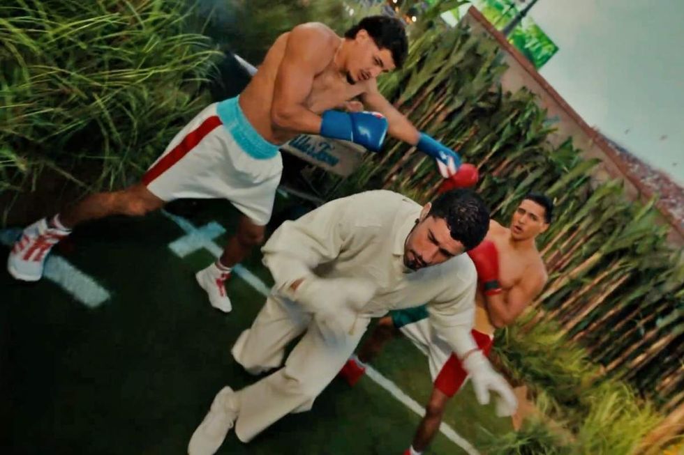 \u200bBad Bunny performing on the 2026 Super Bowl Halftime Show