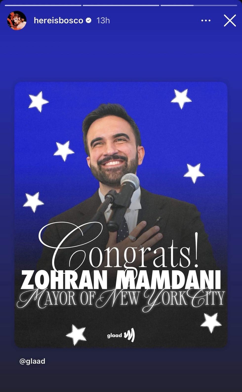 \u200bBosco via Instagram Story