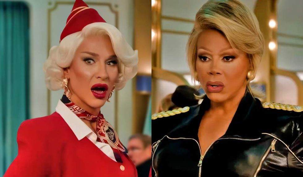 \u200bBrooke Lynn Hytes; RuPaul in Stop! That! Train!