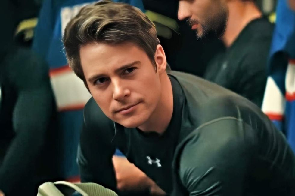 \u200bCallan Potter as Hayden Pike on Heated Rivalry