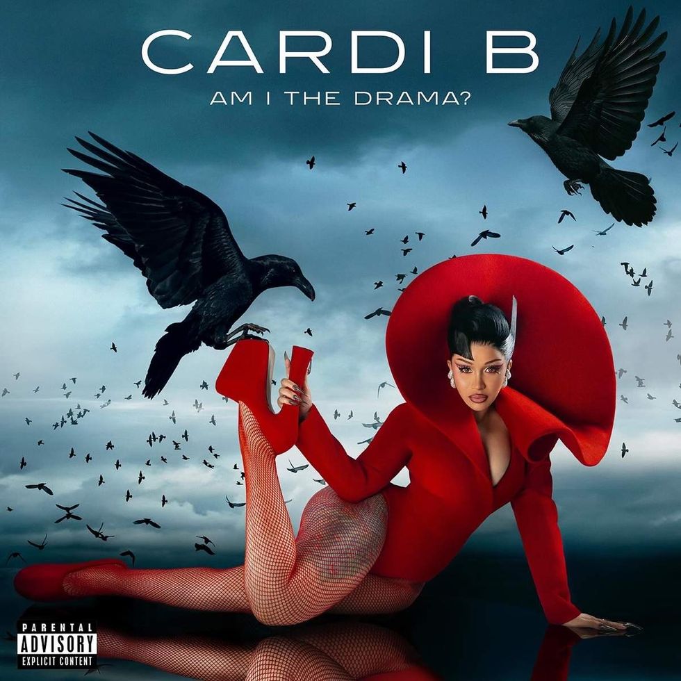 \u200bCardi B in the artwork for the album \u200bAm I the Drama?\u200b