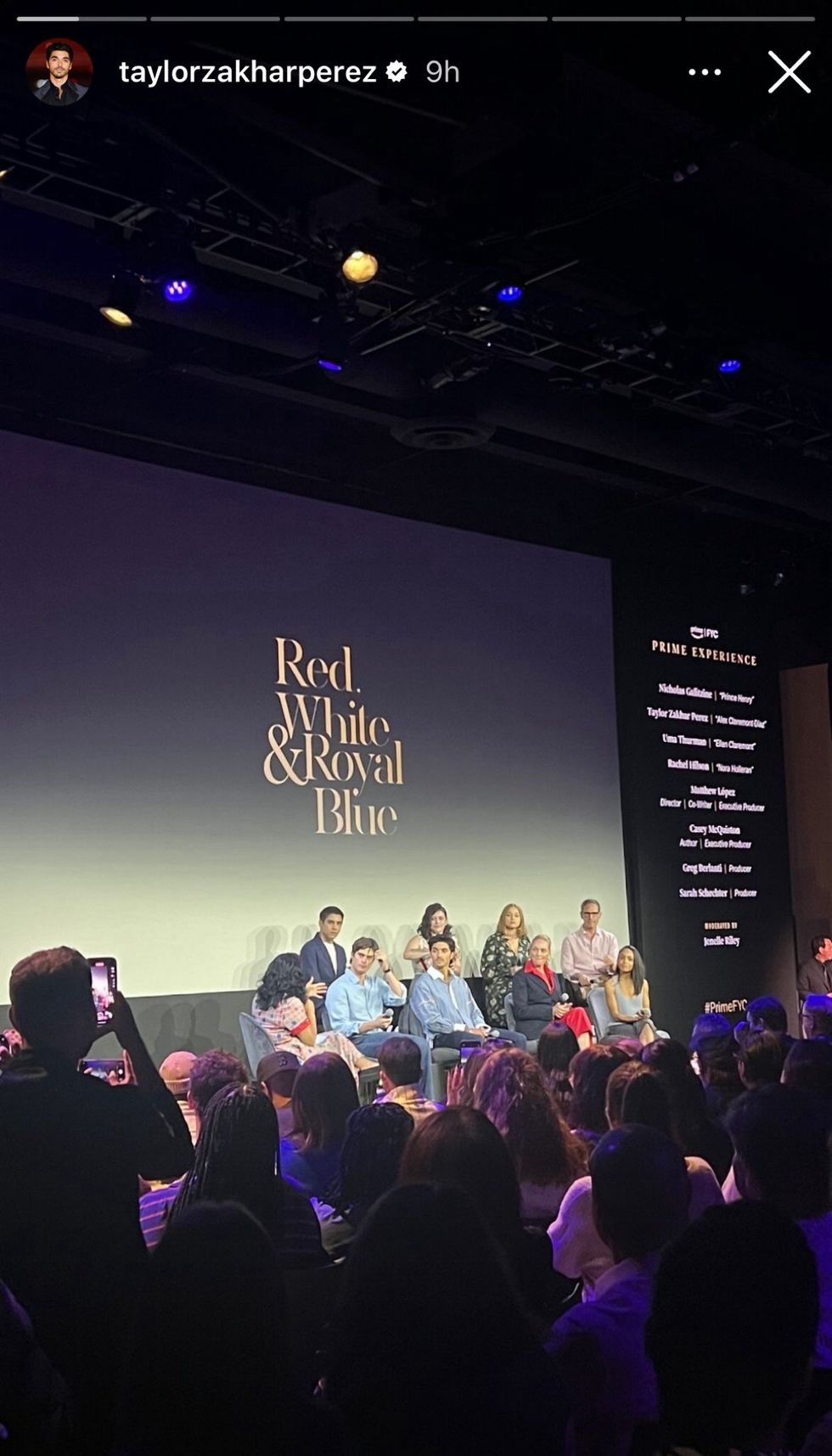 \u200bCast and crew of 'Red White & Royal Blue' at an FYC panel
