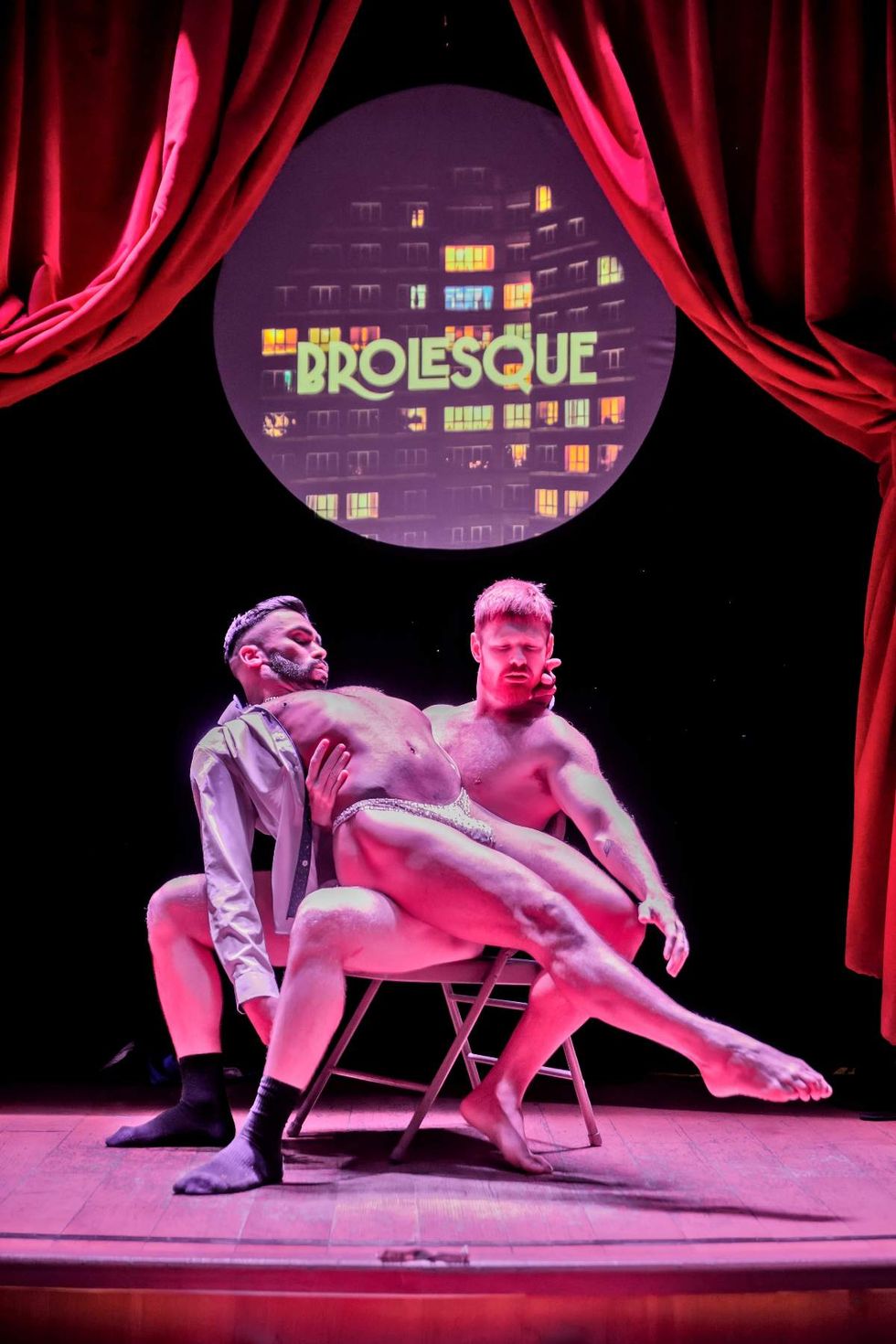 \u200bCast members in a performance of \u200bBrolesque\u200b