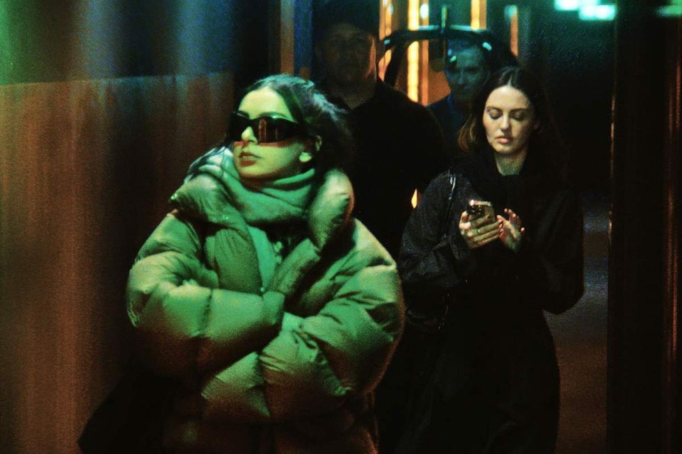 \u200bCharli XCX in her feature film The Moment about the pop star's studio album Brat