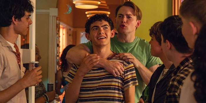 \u200bCharlie (Joe Locke) and Nick (Kit Conner) in 'Heartstopper Forever'