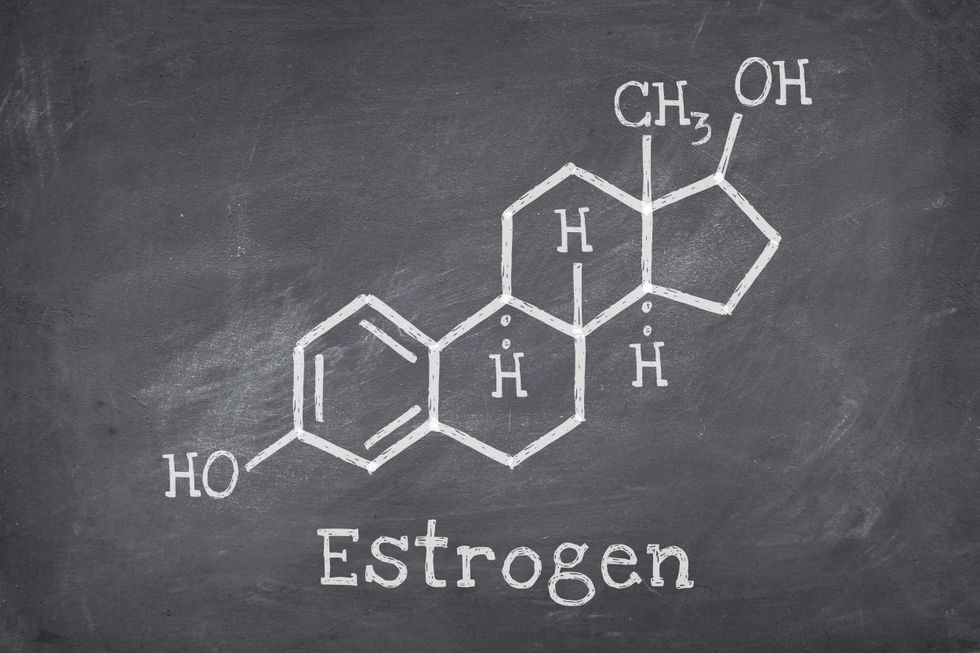 \u200bChemical structure for estrogen