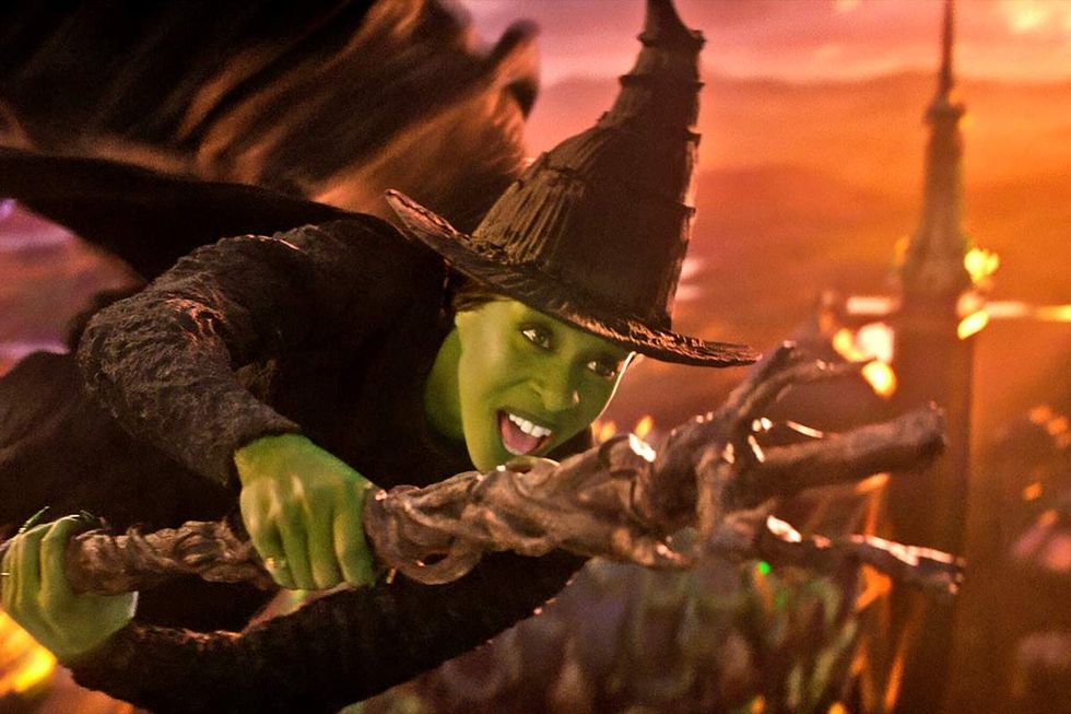 \u200bCynthia Erivo as Elphaba in Defying Gravity musical number in Wicked