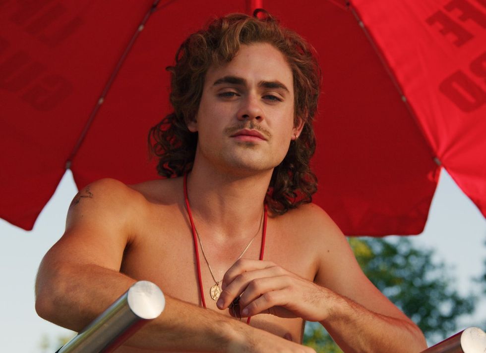 \u200bDacre Montgomery as Billy Hargrove on Stranger Things
