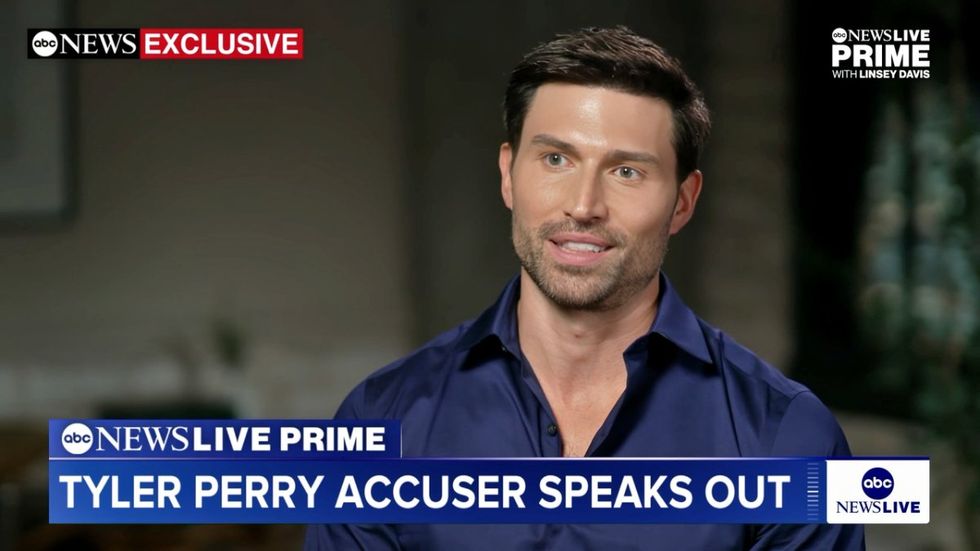 \u200bDerek Dixon in an interview about his allegations against Tyler Perry on ABC News Live