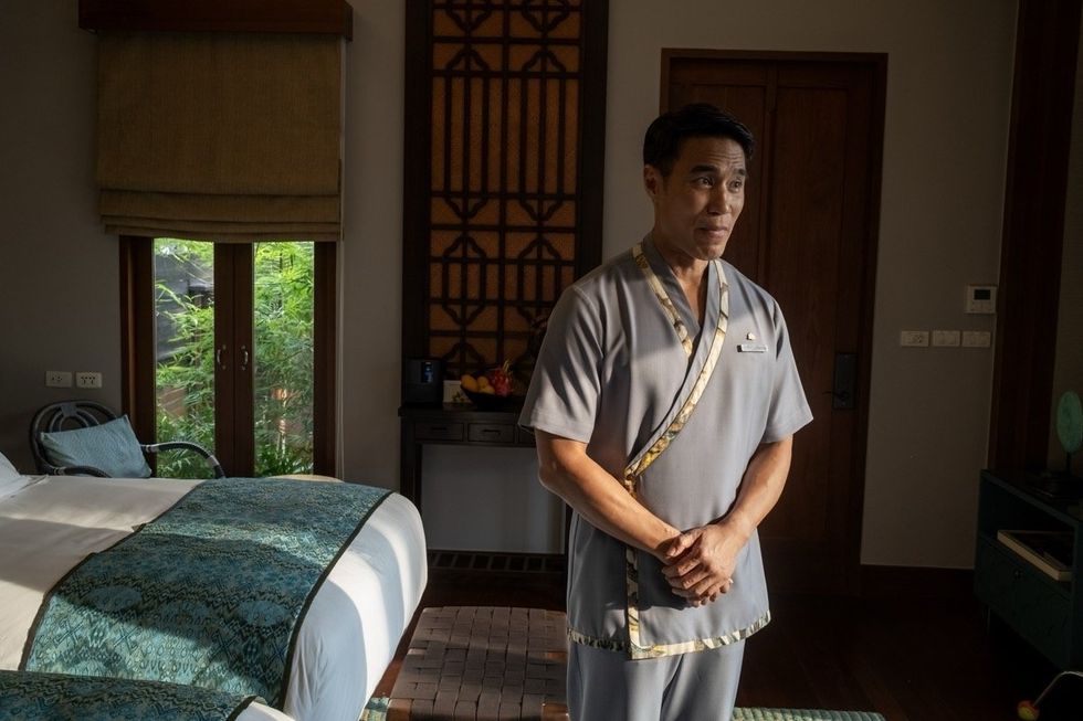 \u200bDom Hetrakul on The White Lotus season 3