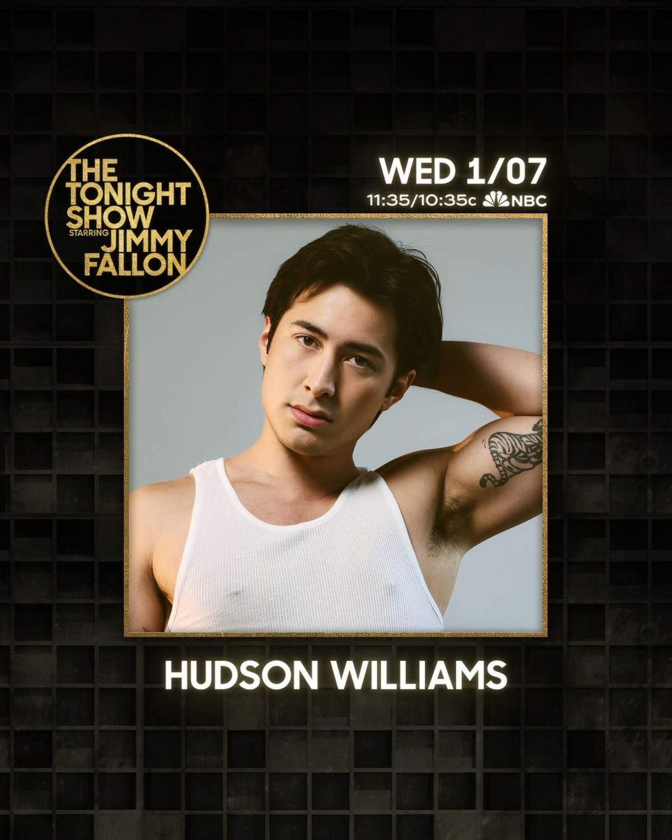 \u200bHeated Rivalry actor Hudson Williams set to appear on The Tonight Show Starring Jimmy Fallon