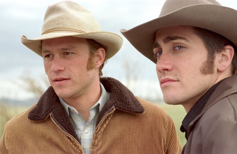 \u200bHeath Ledger and \u200bJake Gyllenhaal in Brokeback Mountain