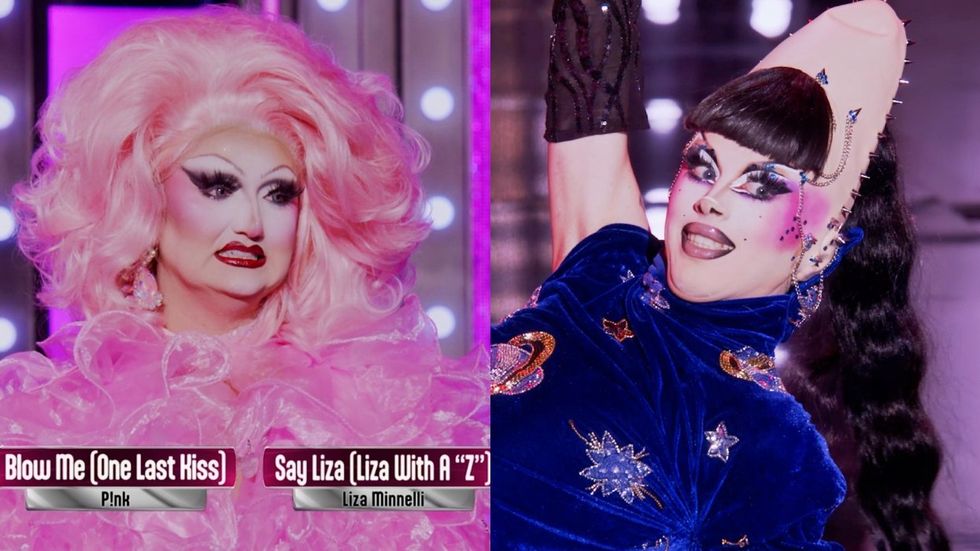 \u200bHormona Lisa and Lydia B Kollins on RuPaul's Drag Race season 17 episode 15