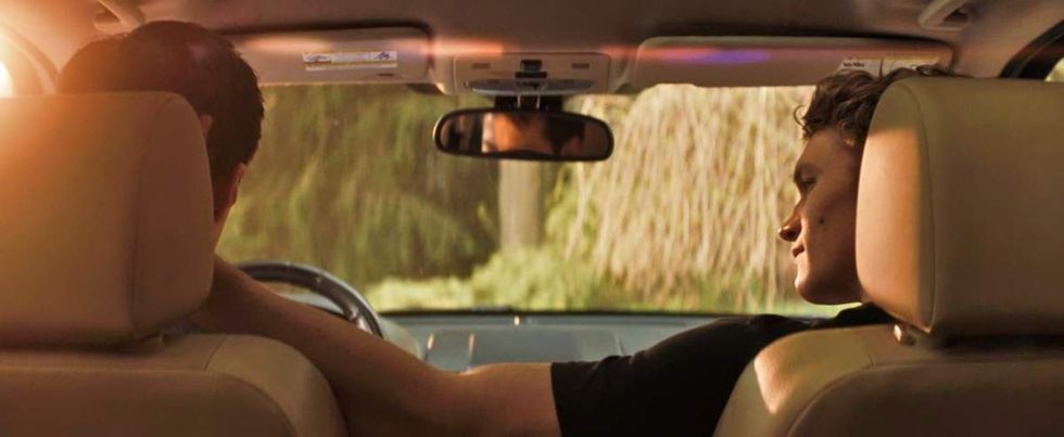 \u200bHudson Williams as Shane Hollander and Connor Storrie as Ilya Rozanov on Heated Rivalry episode 6