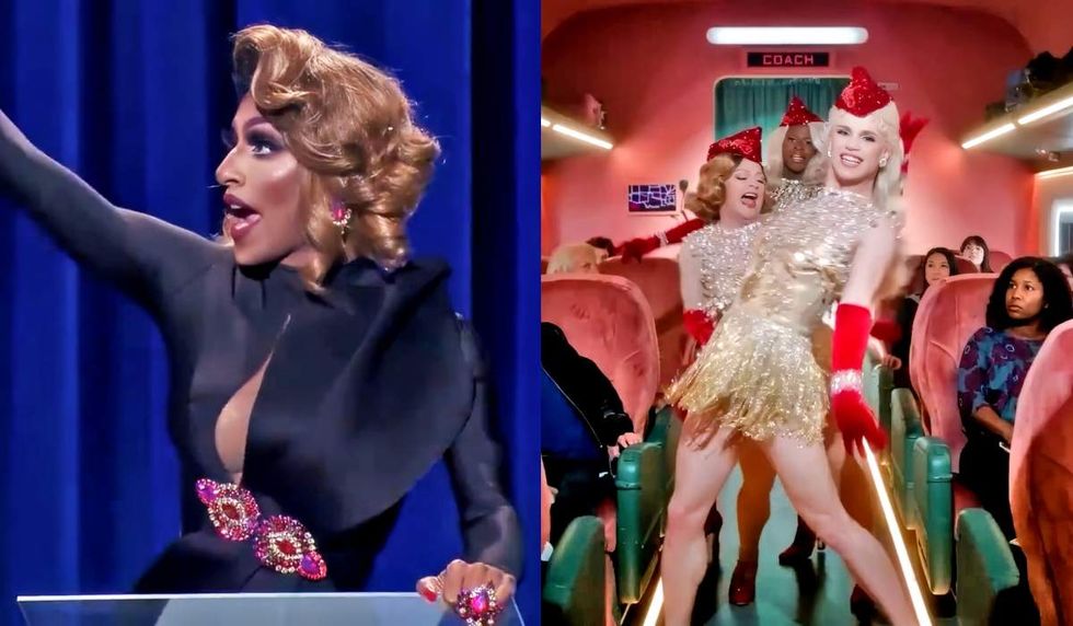 \u200bJaida Essence Hall on RuPaul's Drag Race; Marcia Marcia Marcia, Ginger Minj, Symone in Stop! That! Train!