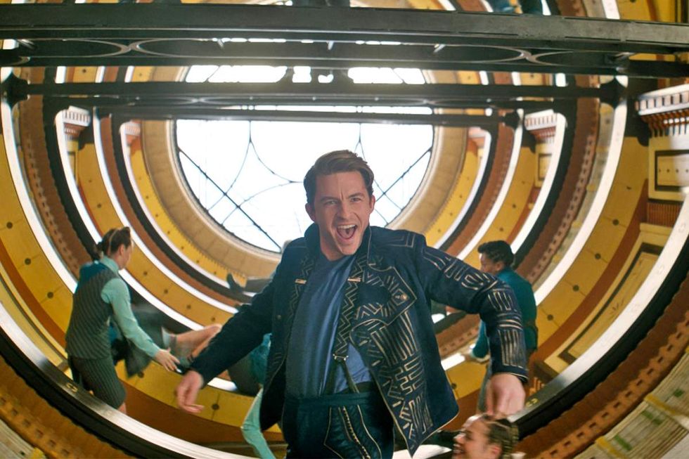 \u200bJonathan Bailey as Fiyero in the \u200bWicked\u200b movie