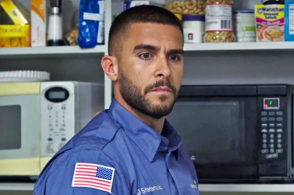 \u200bJosh Segarra as CO Stefanovic on Orange Is the New Black